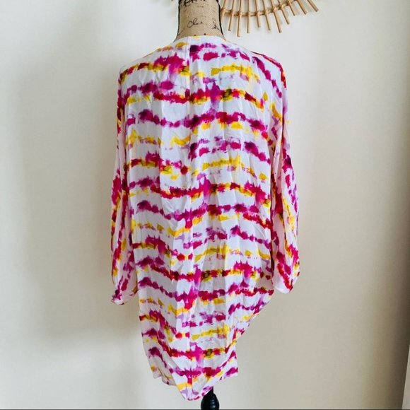 Anthropologie Dip-Dyed Cocoon Kimono - Picture 5 of 11
